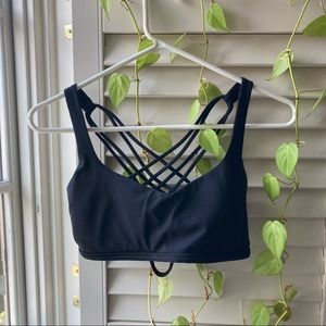Lululemon Black Strappy Sportsbra